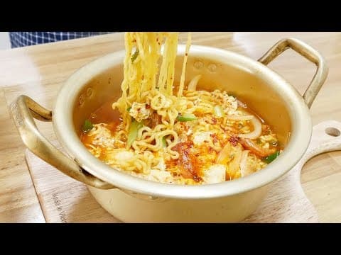 라면 맛있게 끓이기 ( Ramen )