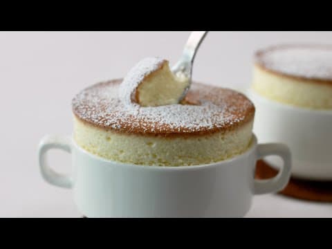 부드럽고 달콤한 수플레 디저트/입안에서 사르륵 녹는