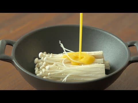 400원 팽이버섯은 이렇게 해보세요‼️ 간단하고 맛이 좋아요 😋