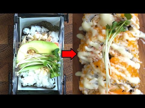 한국인은 절대로 사용할 수 없는 김밥 마는 기계