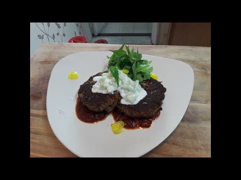 강슆:)콩비지 요리 / 채식주의자를 위한 고소한 콩비지 크로켓 만들기  = Ground black bean steak