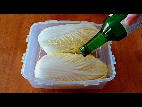 김장하고 남은 배추 이렇게 만들어 두고 드셔보세요!! 겨울철 가족 입맛을 지켜주는 일등반찬이 됩니다/ 배추장아찌 Pickled cabbage
