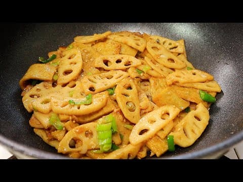 조리지 말고 연근을 이렇게 드세요! 아삭설컹하고 쫄깃한 식감의 연근 요리👍💯