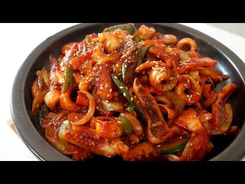 오징어볶음 냉장고 넣어도 물기 안 생기려면 00가루 넣어주세요.