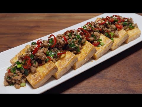 앞으로 두부조림은 이렇게 하세요! 겉이 바삭해서 두배로 맛있어요!!(4K)