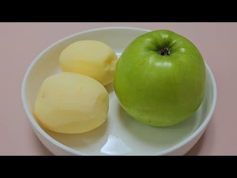 밥대신 사과와 감자는 이렇게 드세요!!배부르게 먹어도 살 안쪄요🥔🍏