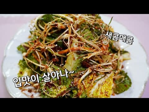 2배 맛있어지는 봄동겉절이 황금레시피 - 봄동 달래무침  맛있게 하는 법