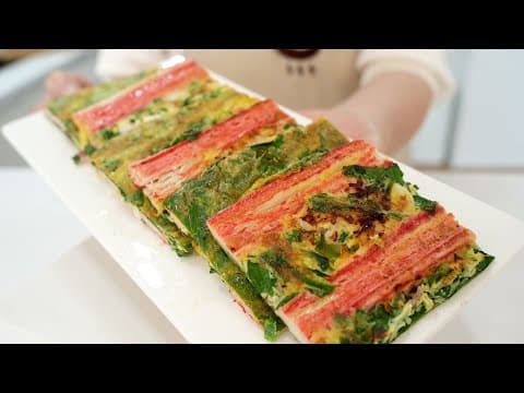 고기전 그만~ 해물맛이 기가 막히는 명절전 오징어맛살전🥇