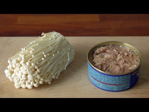 팽이버섯과 참치로 뱃살 쏙 빠지는 요리 해보세요‼️ 제발🙏🏻