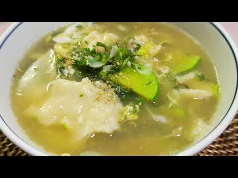 향긋한 맛에 반하는 냉이 수제비 만들기