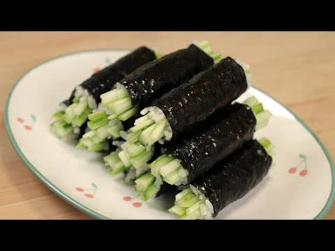 오이 1개만 있으면 이렇게 만들어 보세요~!! 한 가지 재료로 이렇게 만들어두니 맛도, 영양도 최고입니다👍