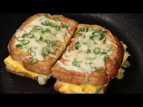 배추로 즐기는 우리 집 최고의 아침 식사! 우리 가족은 이 토스트를 아침식사로 매일 해 먹는 중입니다