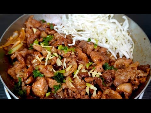 일본 남자들도 환장한다는 일본식 제육볶음 레시피