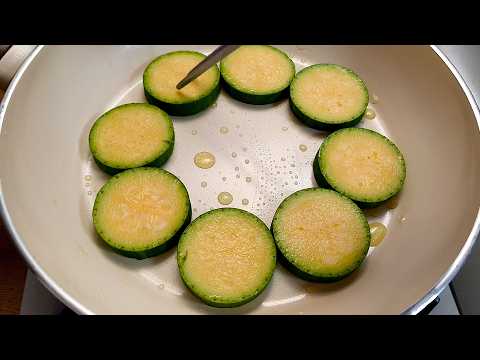애호박 이렇게 먹으면 너무 맛있어서 매일 먹어요! 매일 먹어도 질리지 않네요~ 만들자마자 순식간에 사라지는 애호박 계란요리😋 Zucchini Recipe
