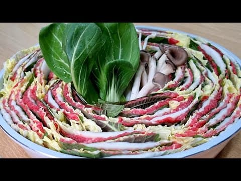 손님초대요리 "밀푀유나베" 비밀소스까지 완벽하게 공개합니다