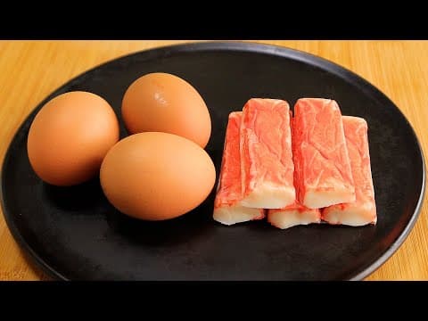 계란과 크래미는 이렇게 드세요! 간단하면서 건강한 크래미 계란 요리👍💯