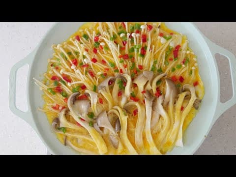 버섯전 크게 구워보셨어요? 같이 구우면 두배로 맛있어집니다.