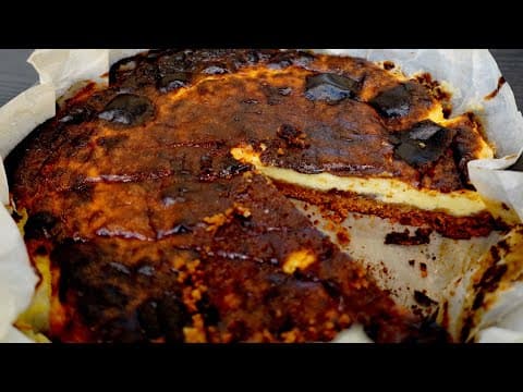 태운 거 아니고 부침개 아니고 치즈케이크입니다.