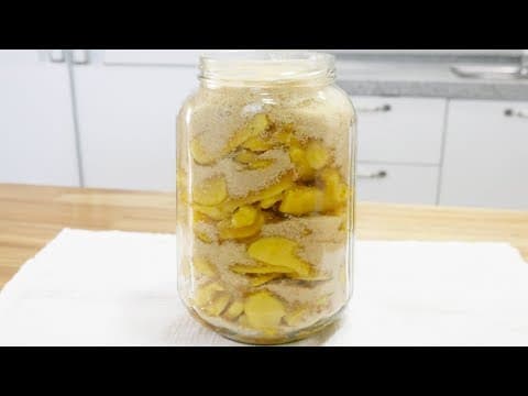 생강청 ( Matured in sugar ginger )