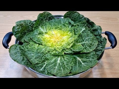 봄동으로 겉절이만 하지 말고 데치세요 2번 놀랍니다