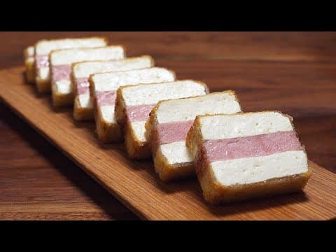 [두부요리] 두부와 스팸으로 간단 반찬! 바삭바삭 스팸 두부튀김(4K)