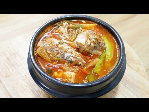 고등어김치찌개 ( Kimchi stew )