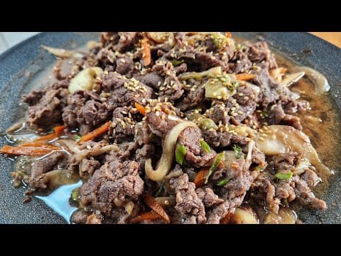 초초초 간단하지만 온가족 극찬받은 소불고기 양념💥이 영상으로 끝내세요💯야들야들 부드러운 불고기 맛있게 만드는 법