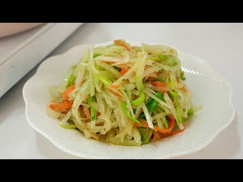 국민재료 감자,애호박, 당근이 만나서 탄생한 새로운 국민반찬!