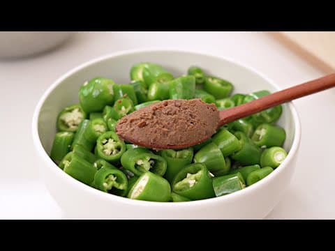 뱃살 쏙 빠지는 고추🌶 이렇게 해보세요‼ 너무 맛있어서 거의 매일 해요❤️