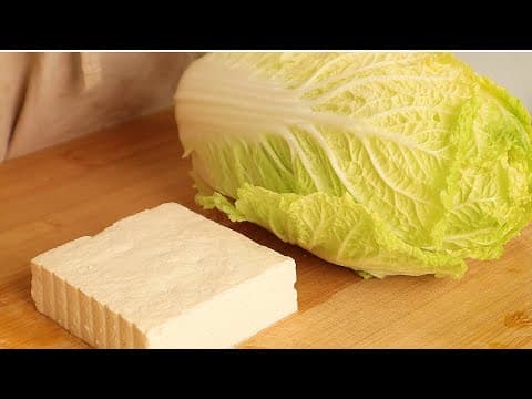 배추와 두부는 이렇게 드세요! 영양가득 새로운 배추 두부 요리👍💯