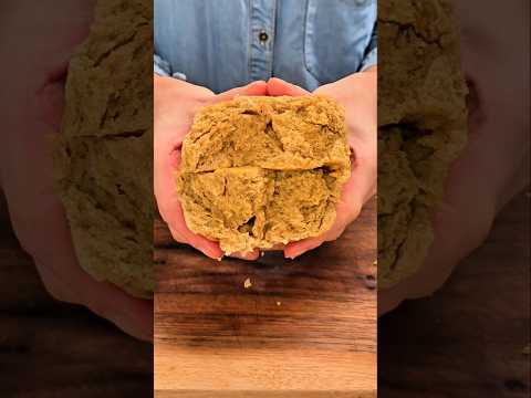 빵 만들 때 재료 3개 중 가루는 없었다 #간단요리 #땅콩버터 #빵