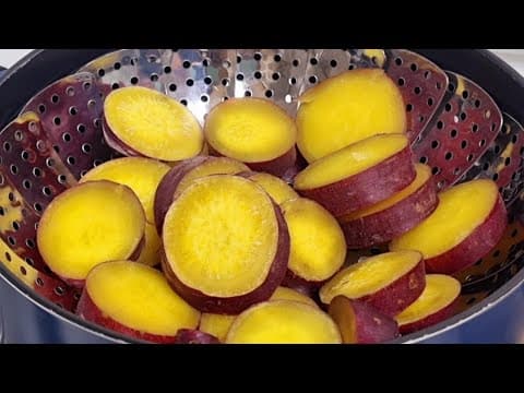 고구마를 쪄보세요🍠든든한 한끼가 해결됩니다.. 김밥보다 쉬워요(고구마요리,고구마다이어트요리)