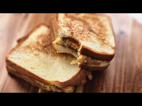출근길 필수코스❗영양만점 길거리 토스트 만들기 | Korea Street Toast