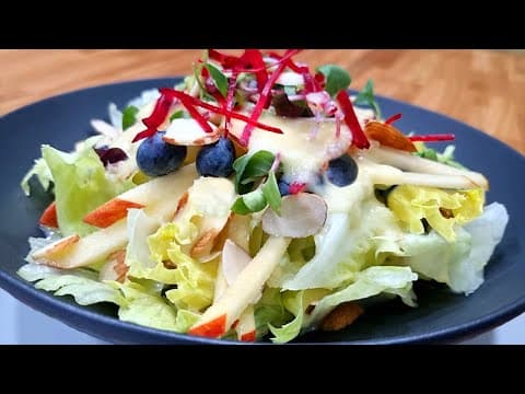 유명 한정식집 샐러드는 이렇게 만듭니다