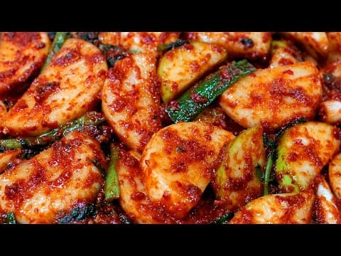 "가을 석박지" 이렇게 담그면 3번 리필합니다