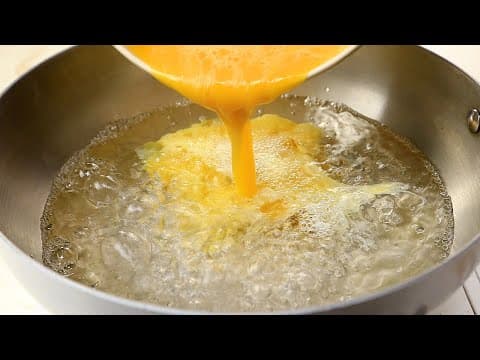 끓는 물에 계란을 부으세요! 새롭고 건강한 계란 요리는 이 방법이 최고입니다👍💯