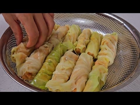 양배추는 쪄서 이렇게 드세요!!뱃살도 빠지는데 든든해요 (ft.닭가슴살 양배추쌈,닭양쌈,겨자소스만들기)