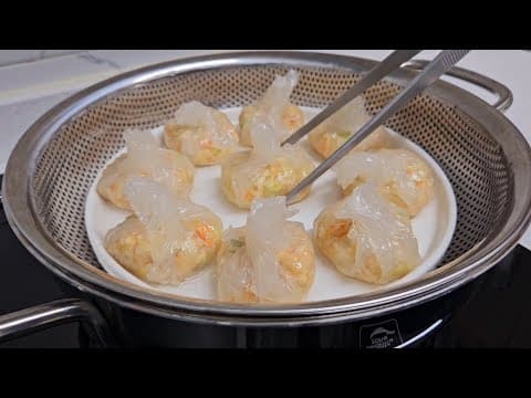 만두 이렇게 만들어주니 묵은지와 자투리 야채가 남아나질 않아요!! 요즘 이것 먹느라 만두 안 사 먹어요 (ft. 묵은지채소 라이스페이퍼만두)