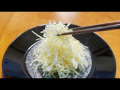 하루에 한번! 양배추를 이렇게 드세요! 일주일만 지나면 아랫배가 쏙~ 몸이 한결 가벼워서 날아다녀요🦋 맛있고 든든한 양배추 요리
