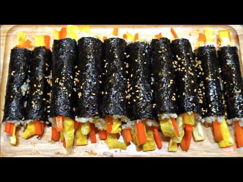 여러분이 만든 마약김밥(꼬마김밥)은 왜 맛이 없었을까요? 김밥에 찍어먹는 마약소스 레시피도 공개합니다