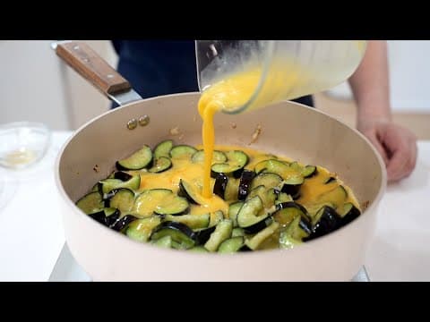 아침식사로 강력추천💯 가지에 계란을 부으면 국민반찬으로 탄생