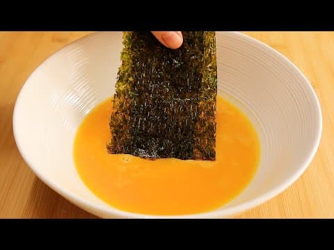 김과 계란을 이렇게 드세요! 바삭쫄깃 영양가득 김계란 요리👍💯