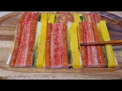 꼬지없는 초간단 원팬 꼬지전 만드는 방법 !! 삼색전 이렇게 만들면 10분 컷!!