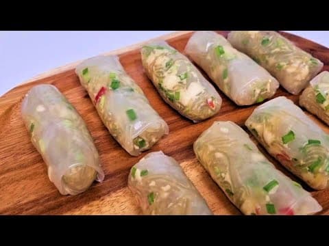 당면과 쌀종이가 만나면 새로운 요리가 탄생합니다!입맛 없다던 엄마가 한접시 순삭!!쫀득바삭한 당면요리 👍