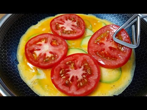 토마토와 애호박은 밥 대신 이렇게 드세요! 몸 속 염증이 줄어들고 뱃살은 쭉 쭉 빠집니다 🍅