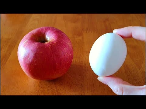빨간사과 1개, 하얀계란 1개만 준비하세요❗기막히게 맛있는 사과계란요리👍