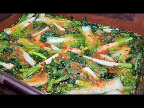 얼갈이 열무물김치 초보도 100% 성공하는 노하우 알려드립니다