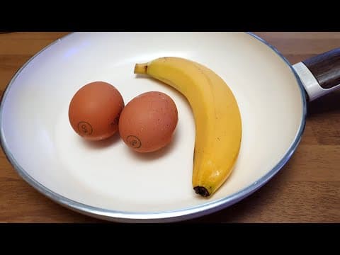 아침부터 밀가루 빵 먹지 말고 바나나 1개 계란 2개만 준비하세요!! 운동없이 5kg은 금방 빠져요👏