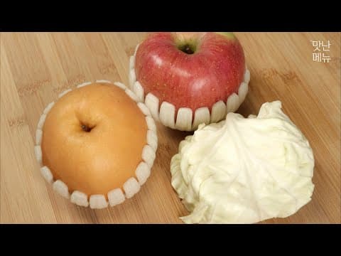 이런 방법으로 진작 이렇게 만들걸... 정말 맛있는 인기만점💯과일사라다 레시피