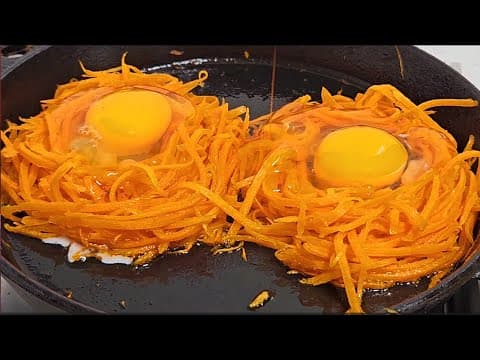 밥대신 아침은 당근과 달걀로 간편하게 드세요🥕든든하고 속편한 당근 요리가 완성됩니다😋